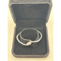 Load image into Gallery viewer, 925 Sterling Silver Twist Knot CZ Women’s Bracelet | 9g

