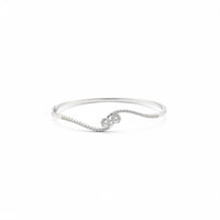Load image into Gallery viewer, 925 Sterling Silver Twist Knot CZ Women’s Bracelet | 9g

