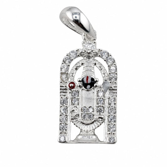 925 Sterling Silver Venkateswara Temple Pendant - 2.00 g