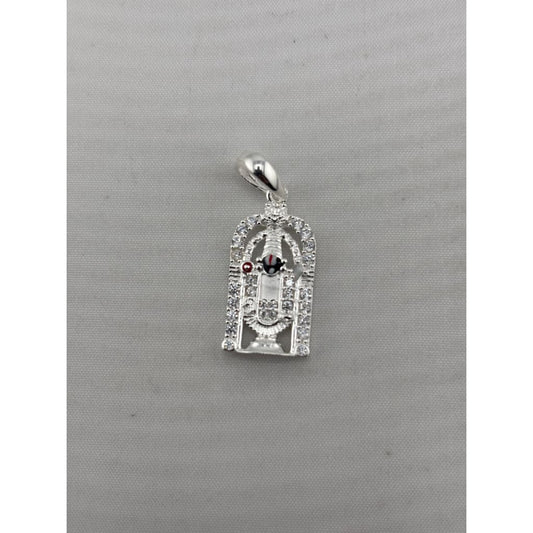 925 Sterling Silver Venkateswara Temple Pendant - 2.00 g