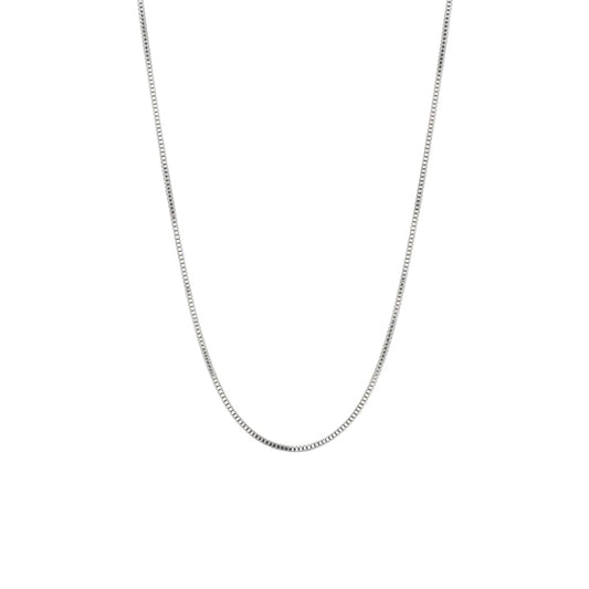 925 Sterling Silver Wheat Chain Necklace – Flat Spiga
