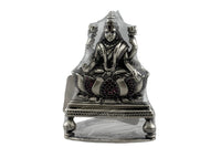 Load image into Gallery viewer, Silver Maa Lakshmi Idol 27gm – Spiritual Lakshmi Murti for Temple Decor &amp; Festivals
