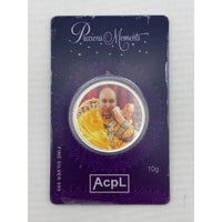 Load image into Gallery viewer, 10g 999 fine silver Guruji blessing coin in original packaging
