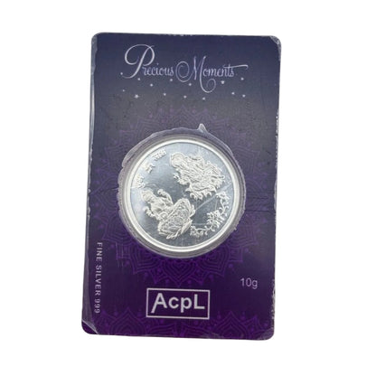 999 Fine Silver Lakshmi Ganesha Coin with Om – 10g