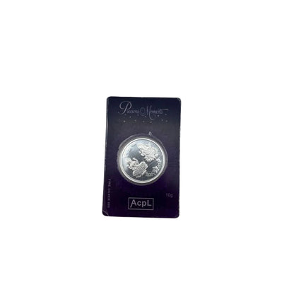 999 Fine Silver Lakshmi Ganesha Coin with Om – 10g