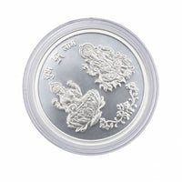 Load image into Gallery viewer, 999 fine silver Lakshmi and Ganesha coin, 10 grams
