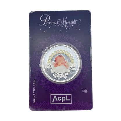 999 Fine Silver Newborn Baby Keepsake Coin – 10g