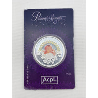 Load image into Gallery viewer, 10g 999 fine silver newborn baby coin in original packaging
