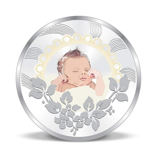 999 Fine Silver Newborn Baby Keepsake Coin – 10g