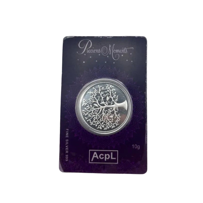Pure Silver Coin 99.9% Fine Tree of Life – 10g