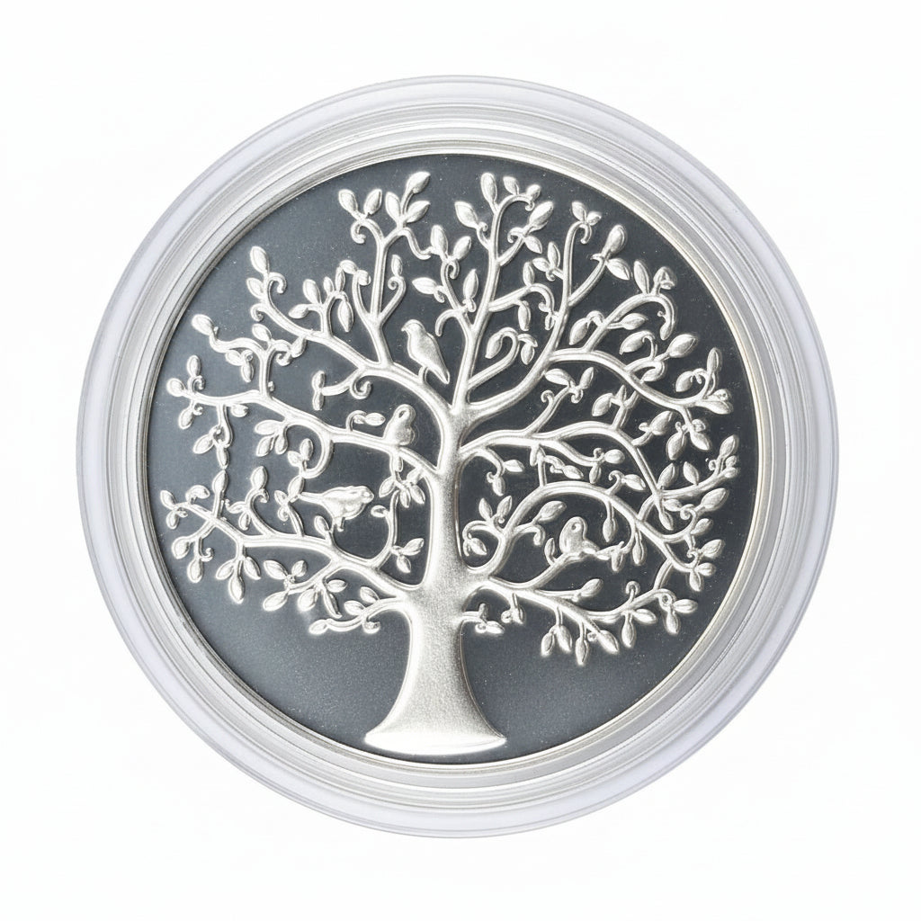 Pure Silver Coin 99.9% Fine Tree of Life – 10g