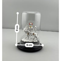 Load image into Gallery viewer, 999 Pure Silver Ambemata Idol 7gm – Divine Amba Murti for Navratri &amp; Temple Décor
