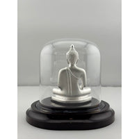 Load image into Gallery viewer, 999 Pure Silver Buddha Idol – Serene Gautam Buddha Murti for Peace &amp; Meditation
