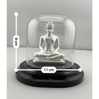 Load image into Gallery viewer, 999 Pure Silver Buddha Idol – Serene Gautam Buddha Murti for Peace &amp; Meditation
