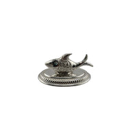 Load image into Gallery viewer, 999 Pure Silver Fish Idol on Decorative Base – Auspicious
