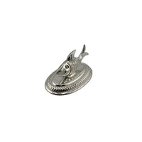 Load image into Gallery viewer, 999 Pure Silver Fish Idol on Decorative Base – Auspicious
