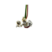 Load image into Gallery viewer, 999 Pure Silver Flying Lord Hanuman Hanging Idol 15.14g –
