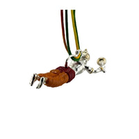 Load image into Gallery viewer, Flying Hanuman hanging idol side view

