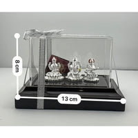 Load image into Gallery viewer, 999 Pure Silver Ganesh, Lakshmi &amp; Saraswathi Idol 17.75 gm

