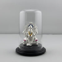 Load image into Gallery viewer, 999 Pure Silver Ganesha Idol 11gm – Ganpati Murti for Home Mandir &amp; Gifting
