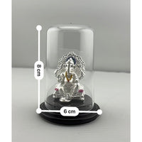 Load image into Gallery viewer, 999 Pure Silver Ganesha Idol 11gm – Ganpati Murti for Home Mandir &amp; Gifting
