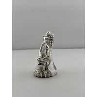 Load image into Gallery viewer, 999 Pure Silver Ganesha Idol Design 3 20gm – Divine Ganpati Murti for Home Mandir &amp; Gifting
