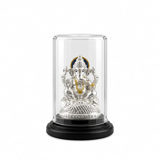 999 Pure Silver Ganesha Idol Design 4 6gm – Divine Ganpati