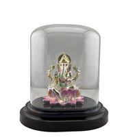 Load image into Gallery viewer, 999 Pure Silver Ganesha Idol – Detailed Ganpati Murti for Home Mandir &amp; Pooja

