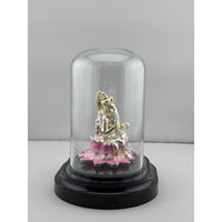 Load image into Gallery viewer, 999 Pure Silver Ganesha Idol – Detailed Ganpati Murti for Home Mandir &amp; Pooja
