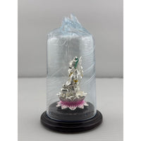 Load image into Gallery viewer, 999 Pure Silver Ganesha Idol – Ganpati Murti for Home Mandir &amp; Gifting
