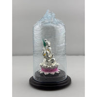 Load image into Gallery viewer, 999 Pure Silver Ganesha Idol – Ganpati Murti for Home Mandir &amp; Gifting
