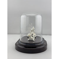 Load image into Gallery viewer, 999 Pure Silver Ganesha &amp; Lakshmi Idol 13gm – Prosperity Murti for Diwali &amp; Temple Décor
