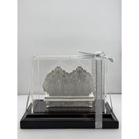Load image into Gallery viewer, 999 Pure Silver Ganesha &amp; Lakshmi Idol 145gm – Large Prosperity Murti for Temple &amp; Gifting
