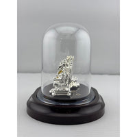 Load image into Gallery viewer, 999 Pure Silver Ganesha &amp; Lakshmi Idol 15gm – Prosperity Murti for Diwali &amp; Temple Décor
