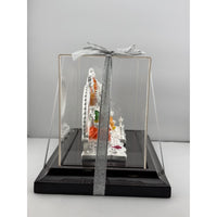 Load image into Gallery viewer, 999 Pure Silver Ganesha &amp; Lakshmi Idol 220gm – Prosperity Murti for Temple &amp; Gifting
