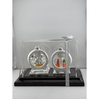 Load image into Gallery viewer, 999 Pure Silver Ganesha &amp; Lakshmi Idol 220gm – Prosperity Murti for Temple &amp; Gifting
