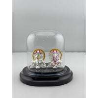 Load image into Gallery viewer, 999 Pure Silver Ganesha &amp; Lakshmi Idol Design 2 16gm

