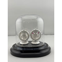 Load image into Gallery viewer, 999 Pure Silver Ganesha &amp; Lakshmi Idol Design 3 18gm
