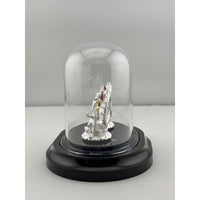 Load image into Gallery viewer, 999 Pure Silver Ganesha &amp; Lakshmi Idol Design 3 18gm
