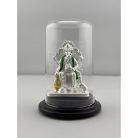 Load image into Gallery viewer, 999 Pure Silver Ganesha (Lalbaugcha Raja) Idol 12gm – Divine Ganpati Murti for Pooja
