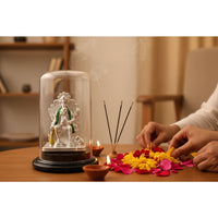 Load image into Gallery viewer, 999 Pure Silver Ganesha (Lalbaugcha Raja) Idol 12gm – Divine Ganpati Murti for Pooja
