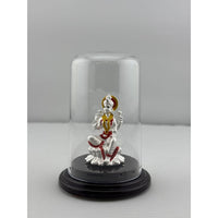 Load image into Gallery viewer, 999 Pure Silver Goddess Lakshmi Idol 7gm – Laxmi Murti for Home Mandir &amp; Gifting
