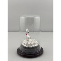 Load image into Gallery viewer, 999 Pure Silver Goddess Lakshmi Idol 9gm – Floral Laxmi Murti for Diwali &amp; Pooja
