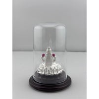 Load image into Gallery viewer, 999 Pure Silver Goddess Lakshmi Idol 9gm – Floral Laxmi Murti for Diwali &amp; Pooja
