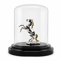 Load image into Gallery viewer, 999 pure silver horse figurine in acrylic dome

