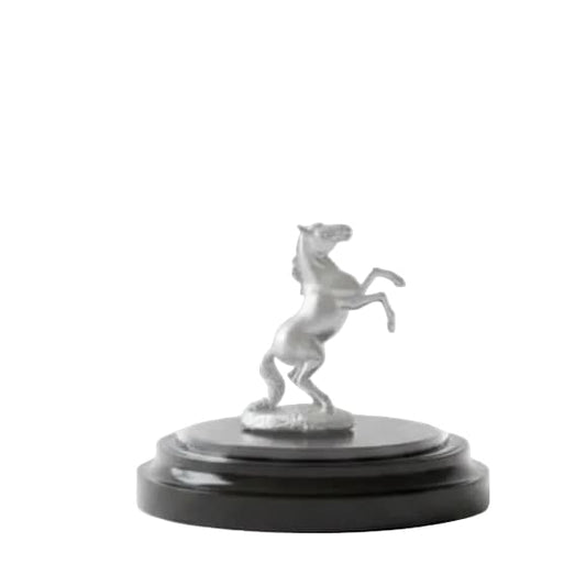999 Pure Silver Horse Idol in Protective Acrylic Dome –