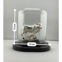 Load image into Gallery viewer, 999 Pure Silver Kamadhenu Idol 39.73 gm – Sacred Wish – Fulfilling Cow Murti for Home Mandir
