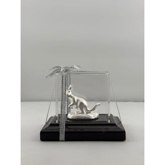 999 Pure Silver Kangaroo Idol 5gm in Protective Acrylic