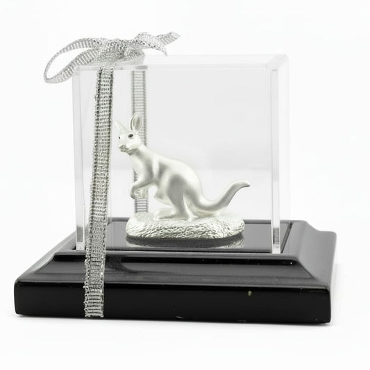 999 Pure Silver Kangaroo Idol 5gm in Protective Acrylic