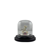 Load image into Gallery viewer, 999 Pure Silver Kubera Idol 12gm in Protective Acrylic Dome
